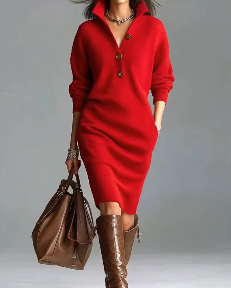 Rosetta™ | Robe Pull Décontractée Élégante
