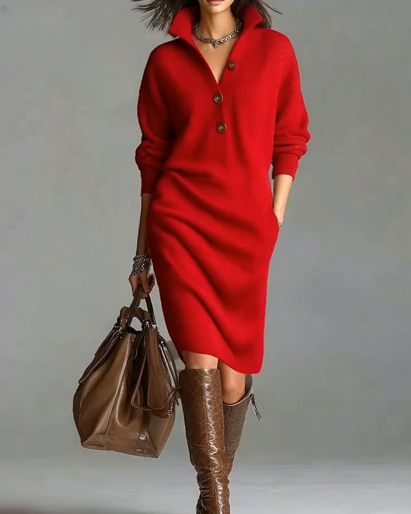 Rosetta™ | Robe Pull Décontractée Élégante