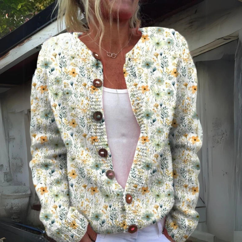 Mina™ | Cardigan Floral