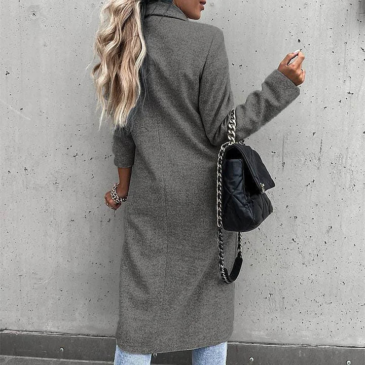 Margot™ | Manteau long croisé façon tailleur