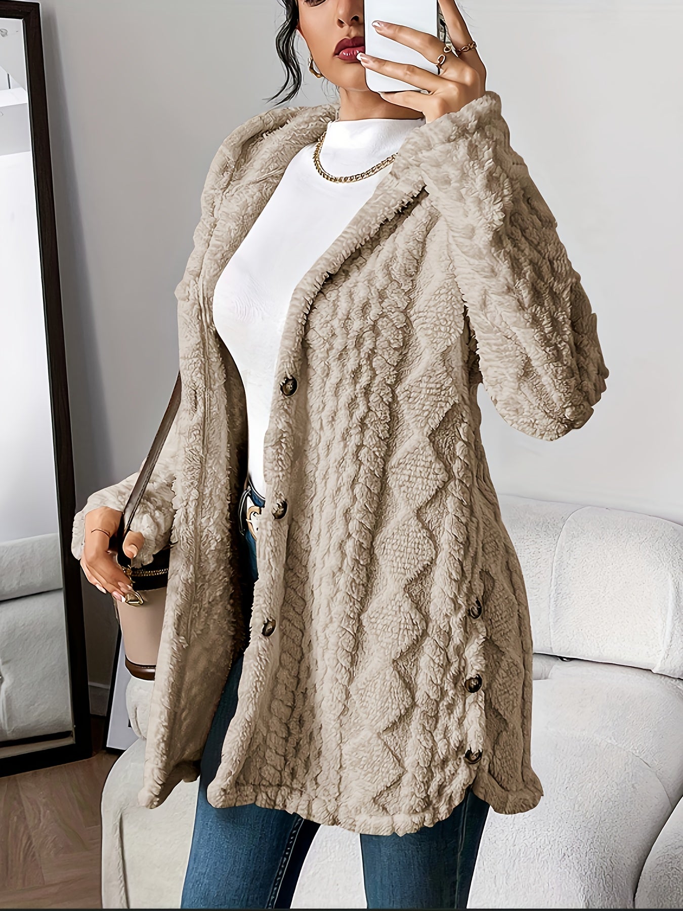 Mel™ | Cardigan Douillet à Capuche
