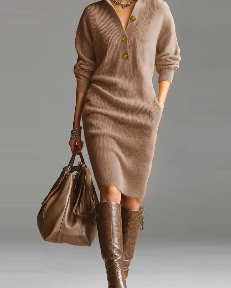 Rosetta™ | Robe Pull Décontractée Élégante