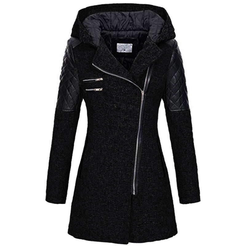 Rosemary™ | Manteau à Fermeture Éclair Asymétrique