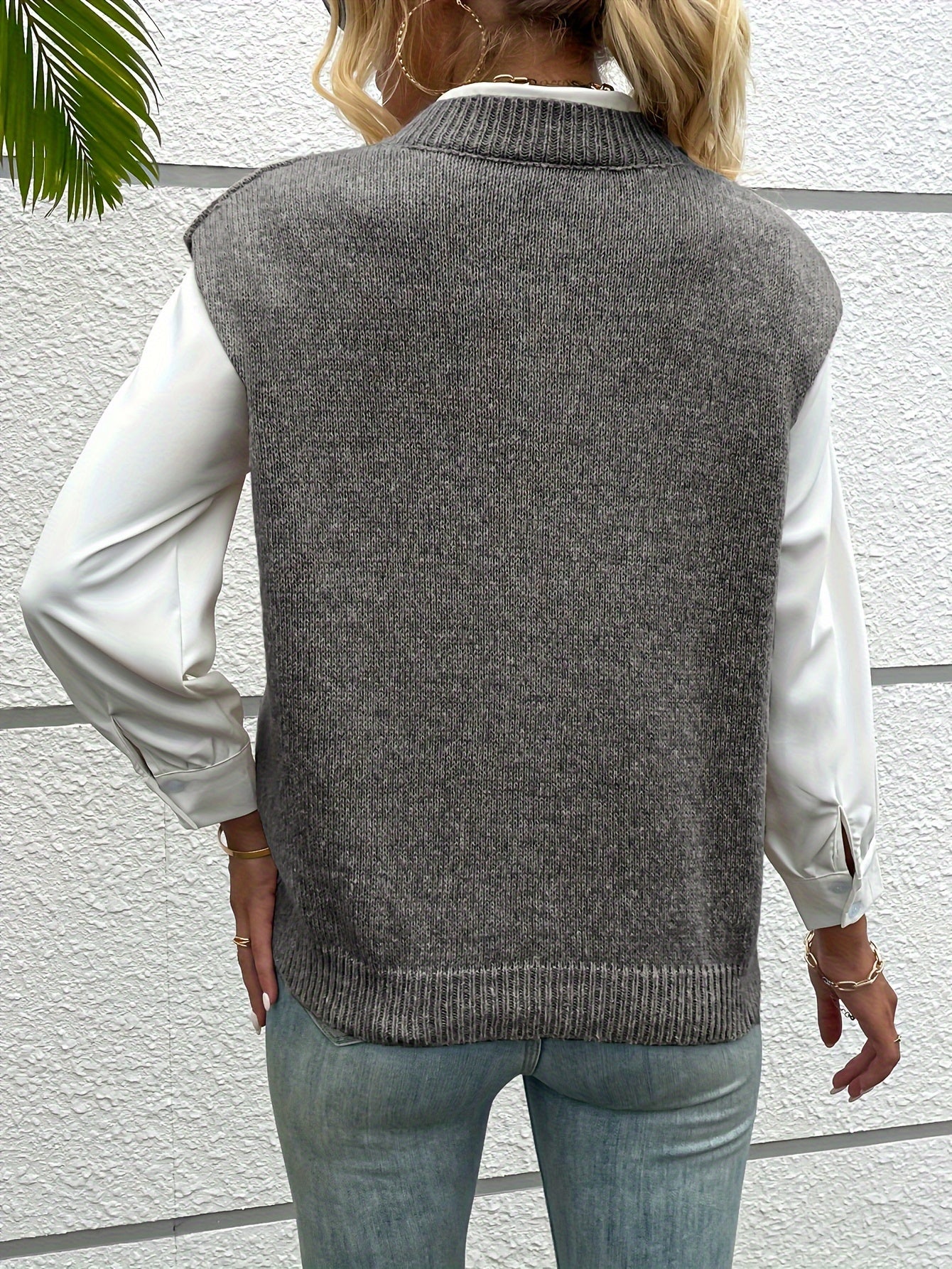 Monica™ | Gilet Décontracté Élégant