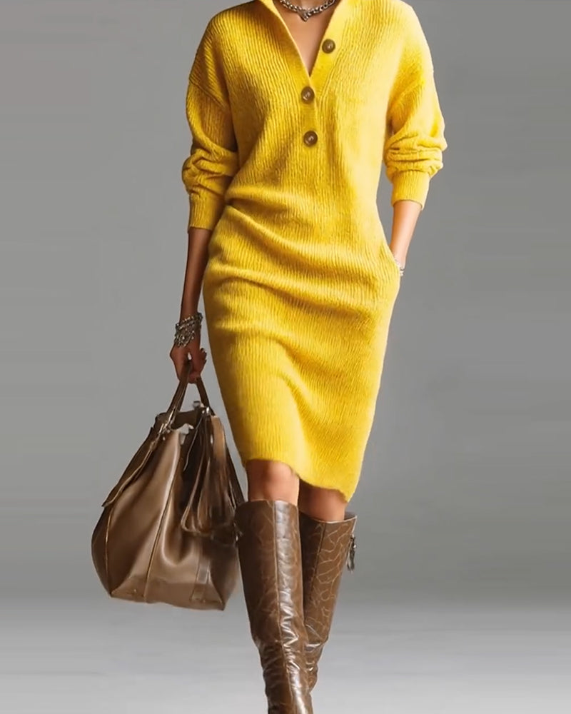 Rosetta™ | Robe Pull Décontractée Élégante