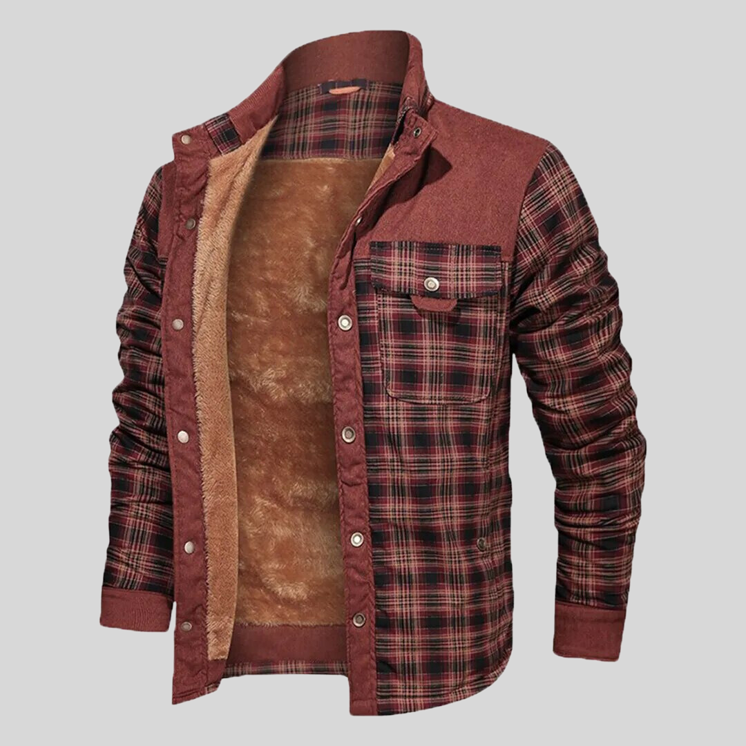 Bard™ | Veste à carreaux doublée sherpa