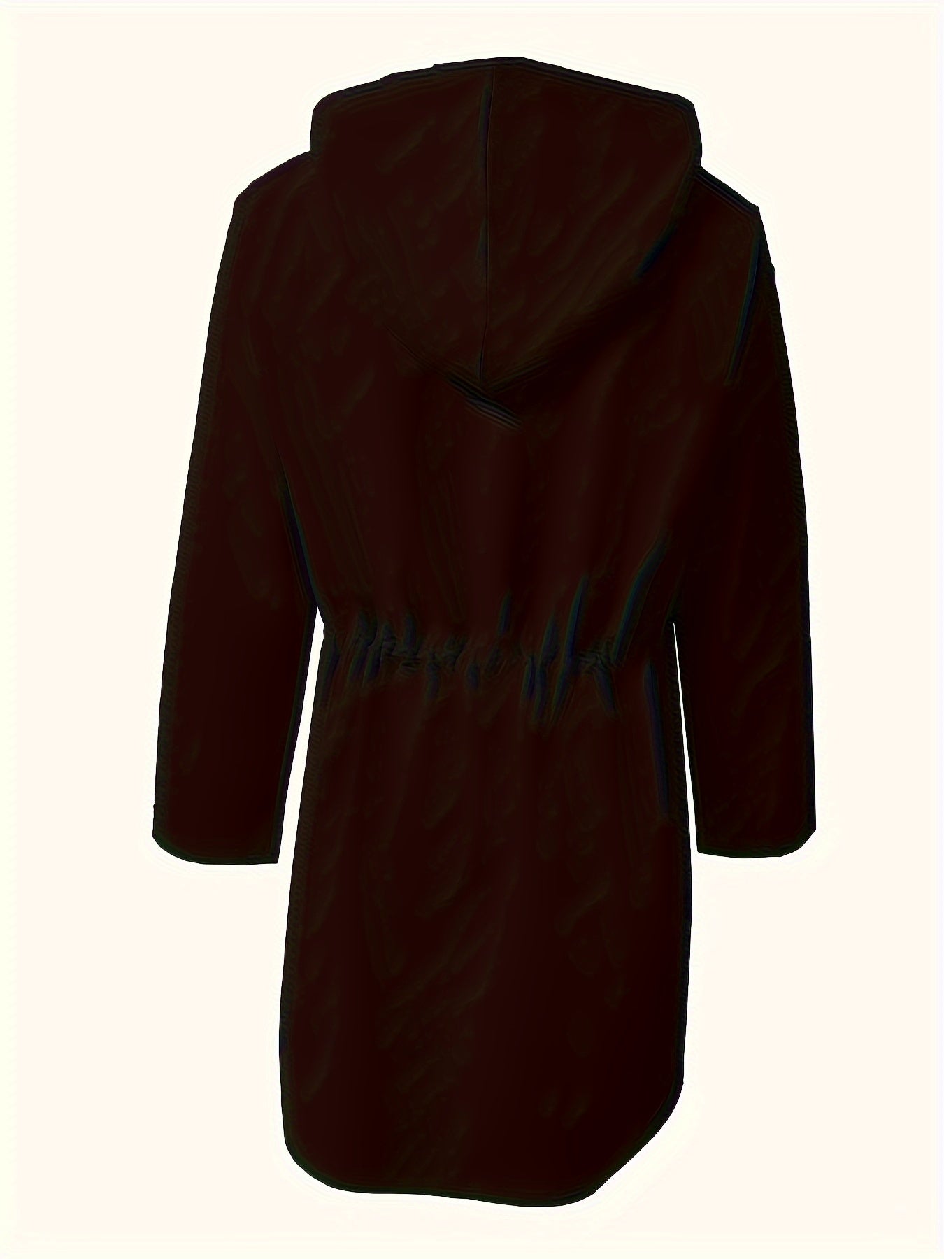Valentina™ | Veste Longue Zippée à Capuche Ajustable