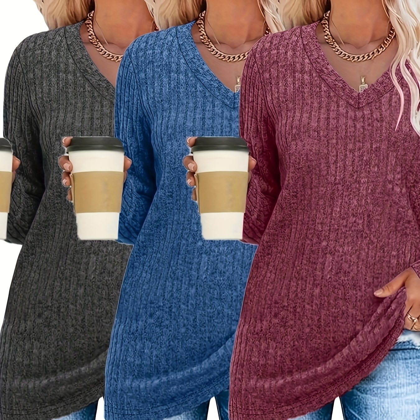 Mireille™ | Pull Décontracté Élégant (2 + 1 Gratuit)