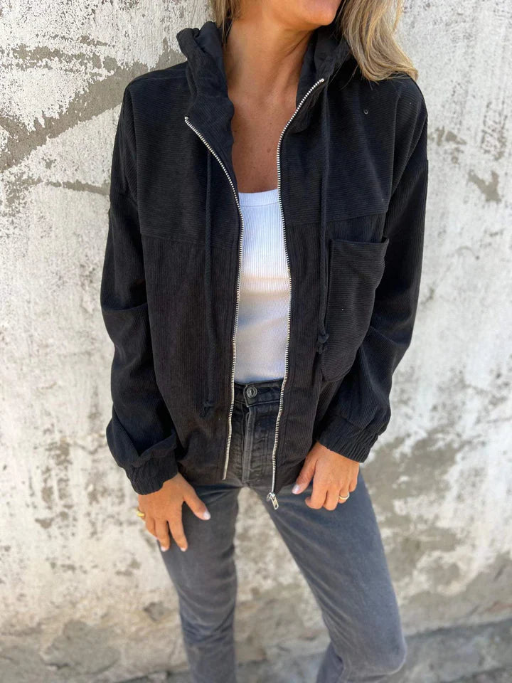 Eliza™ | Veste Casual en Coton avec Capuche