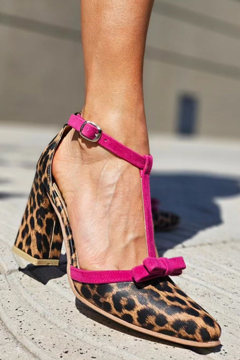 Leontina™ | Sandales Élégantes à Motif Léopard