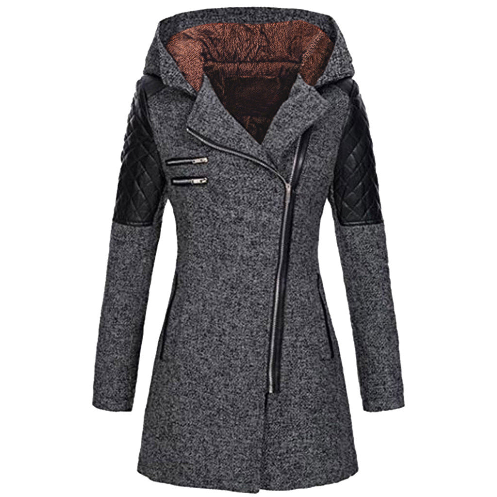 Rosemary™ | Manteau à Fermeture Éclair Asymétrique