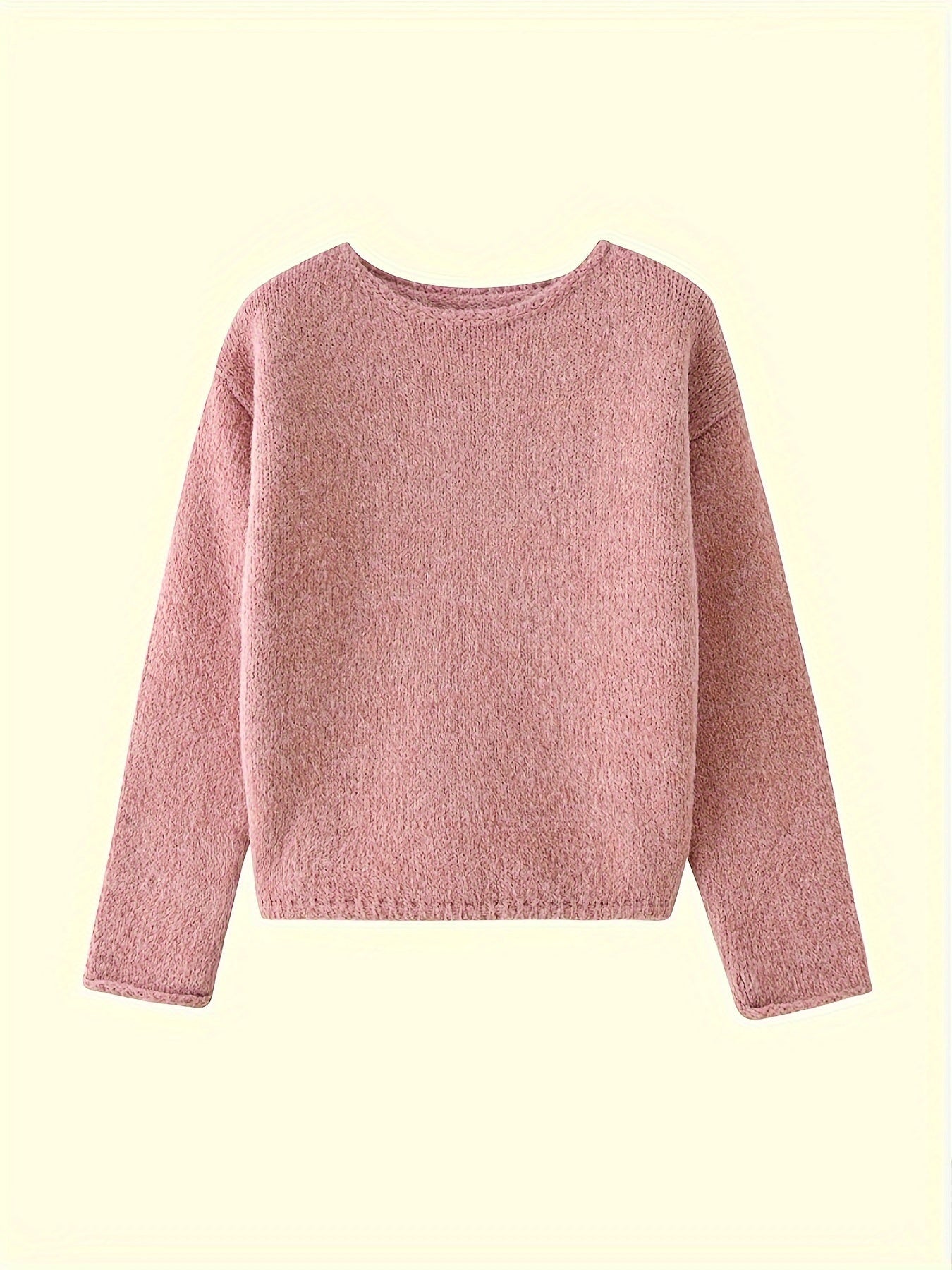 Mia™ | Pull duveteux oversize col bateau
