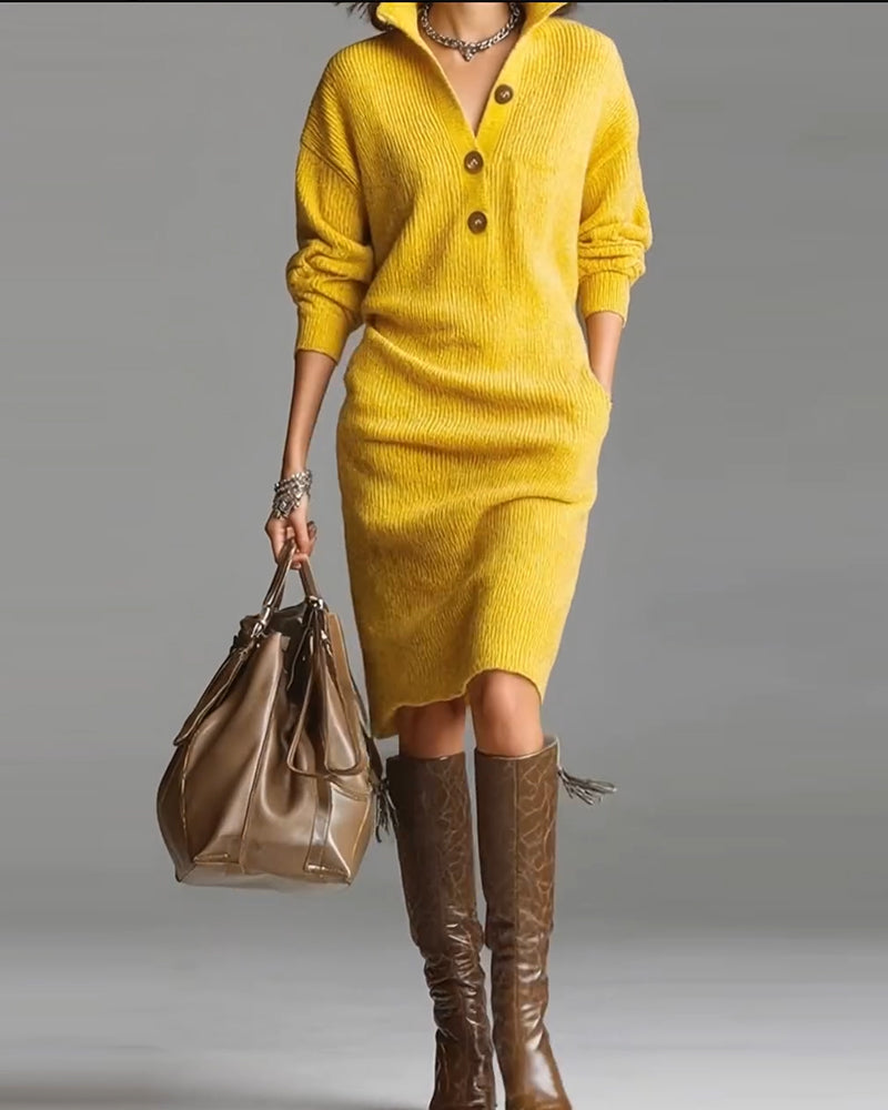 Rosetta™ | Robe Pull Décontractée Élégante