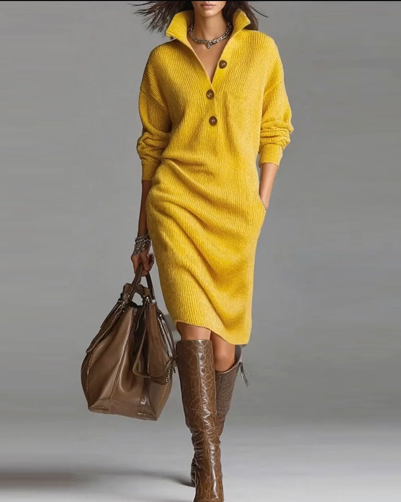 Rosetta™ | Robe Pull Décontractée Élégante