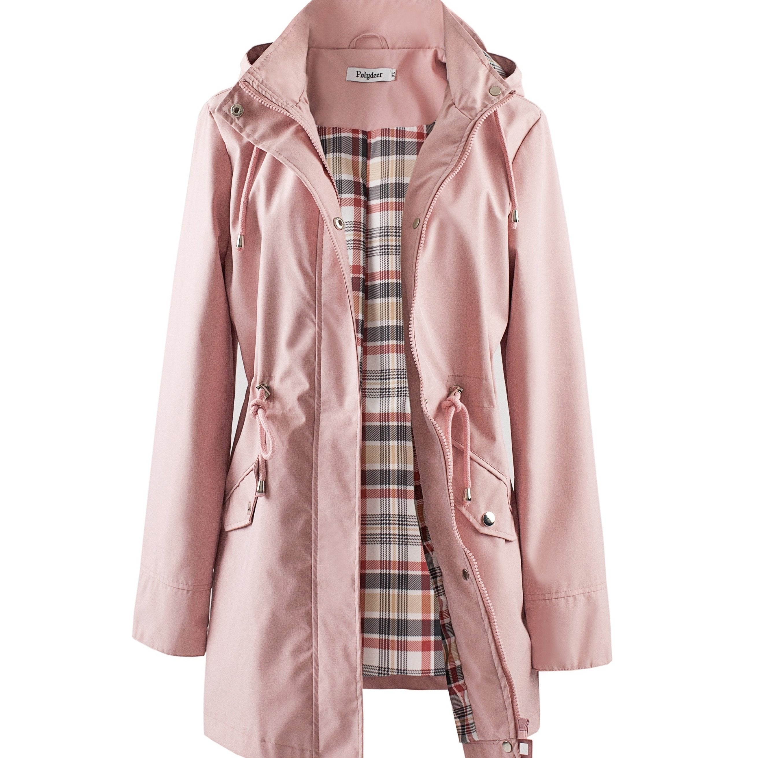 Veronica™ | Manteau à carreaux classique, cintré et imperméable