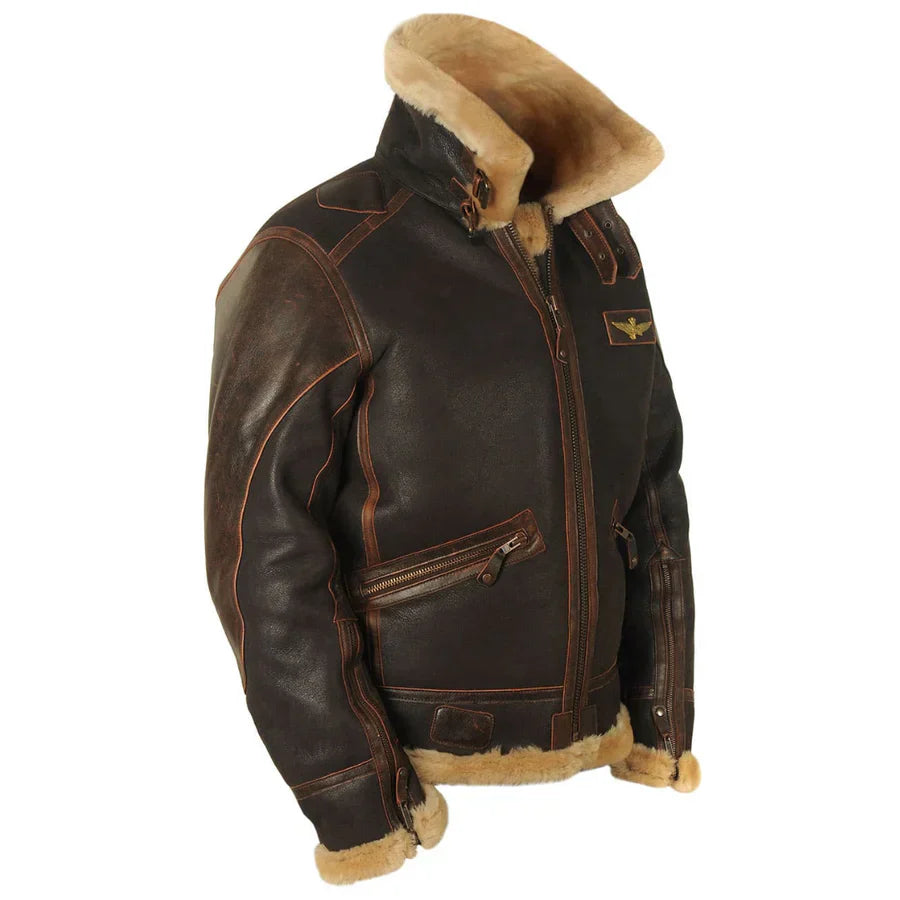 Maximilienne™ | Veste Bomber Aviateur Élégante