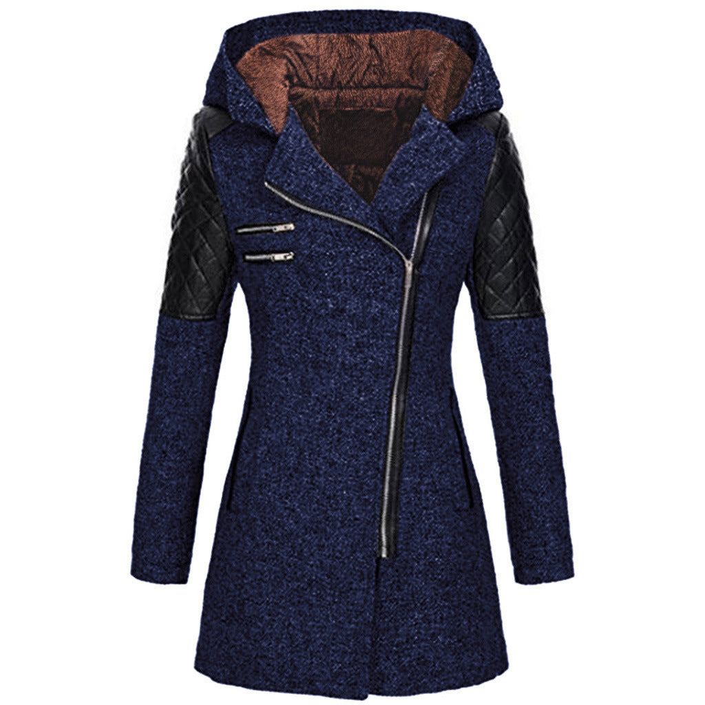 Rosemary™ | Manteau à Fermeture Éclair Asymétrique
