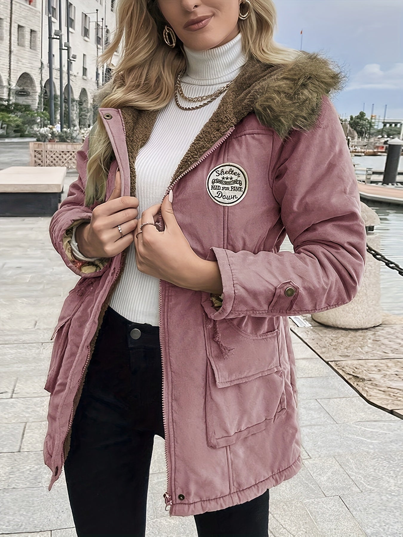 Vania™ | Veste Hiver à Capuche Fourrure