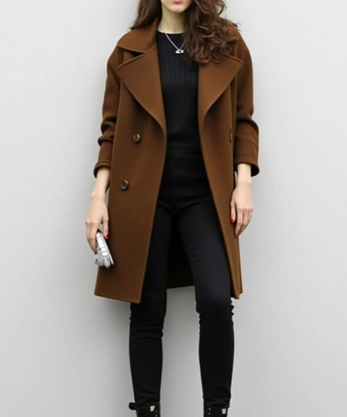 Roxana™ | Manteau tailleur croisé à large revers