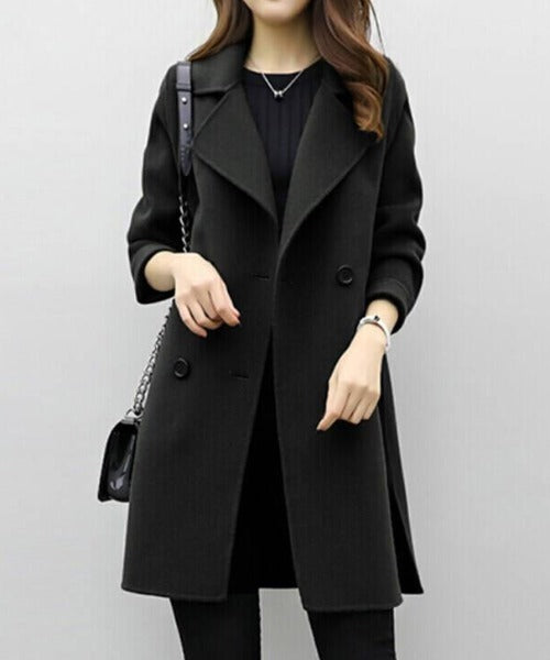 Roxana™ | Manteau tailleur croisé à large revers