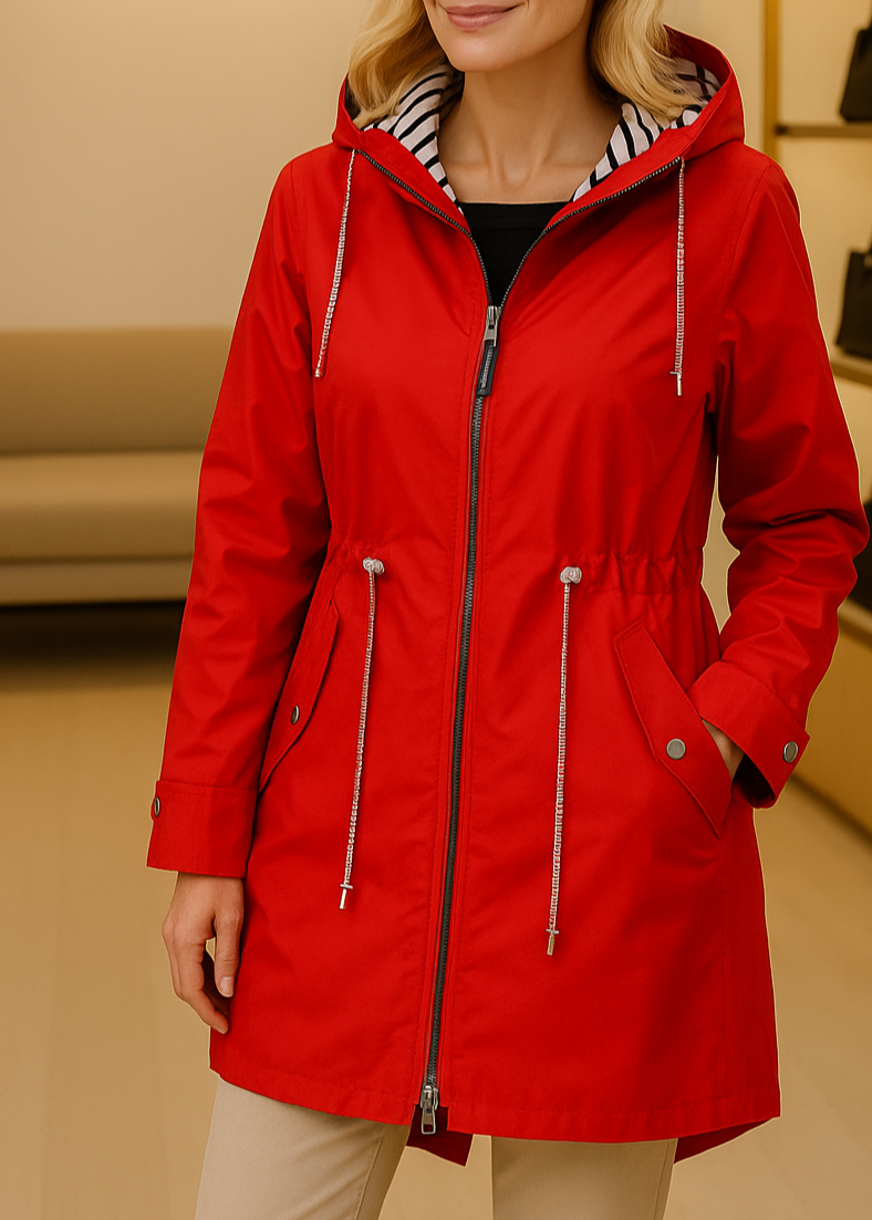Rebecca™ | Veste Imperméable Élégante à Capuche