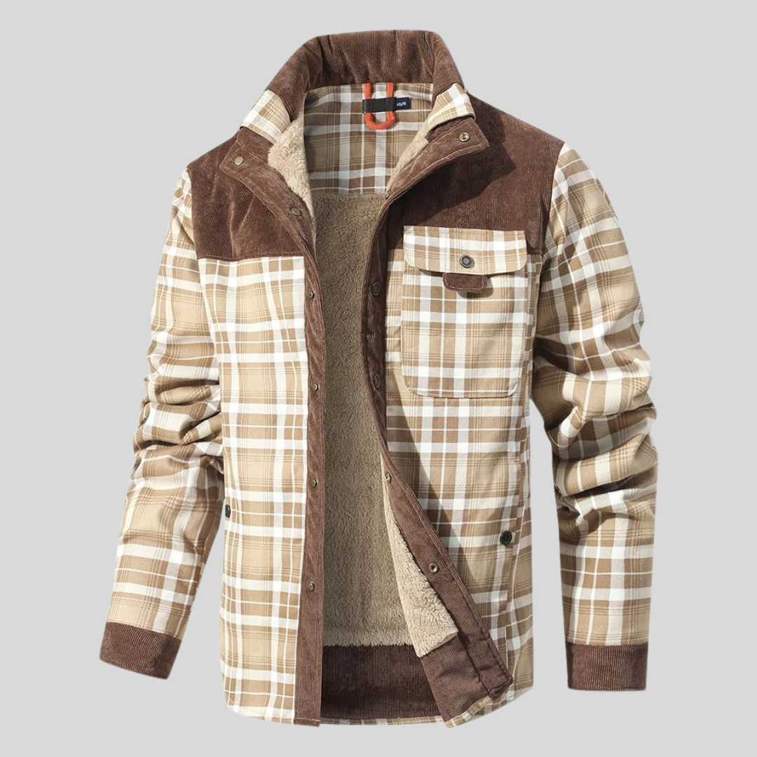 Bard™ | Veste à carreaux doublée sherpa