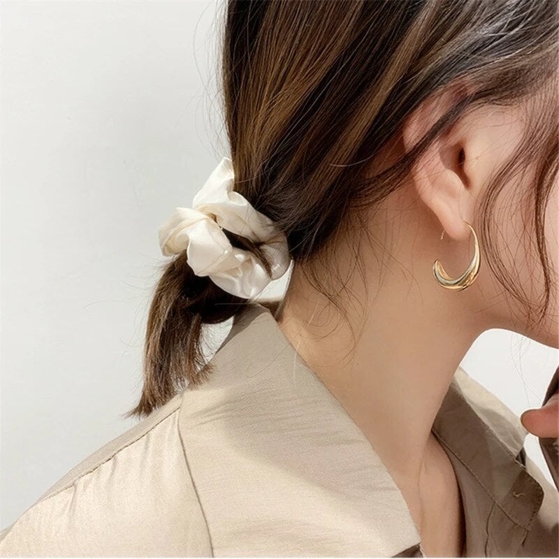 Léonie™ | Boucles d'oreilles Luxueuses en Or et Argent