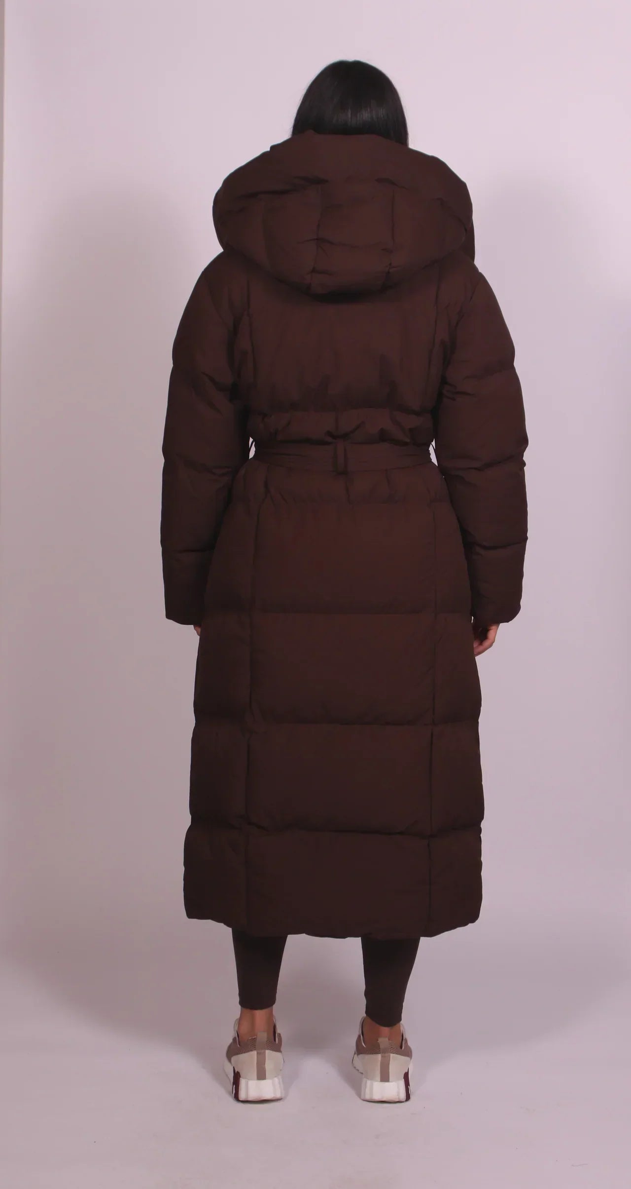 Desiree™ | Doudoune Maxi à Capuche Ceinturée