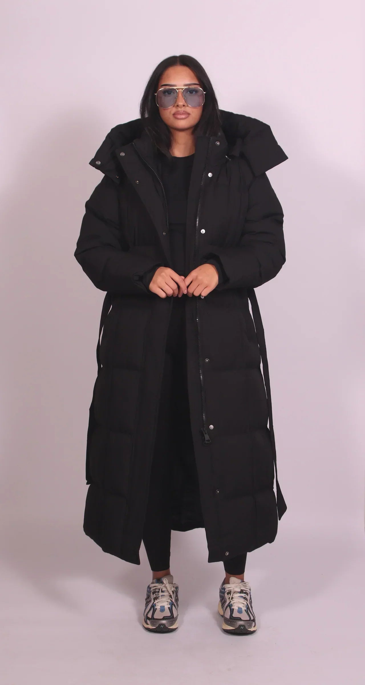 Desiree™ | Doudoune Maxi à Capuche Ceinturée