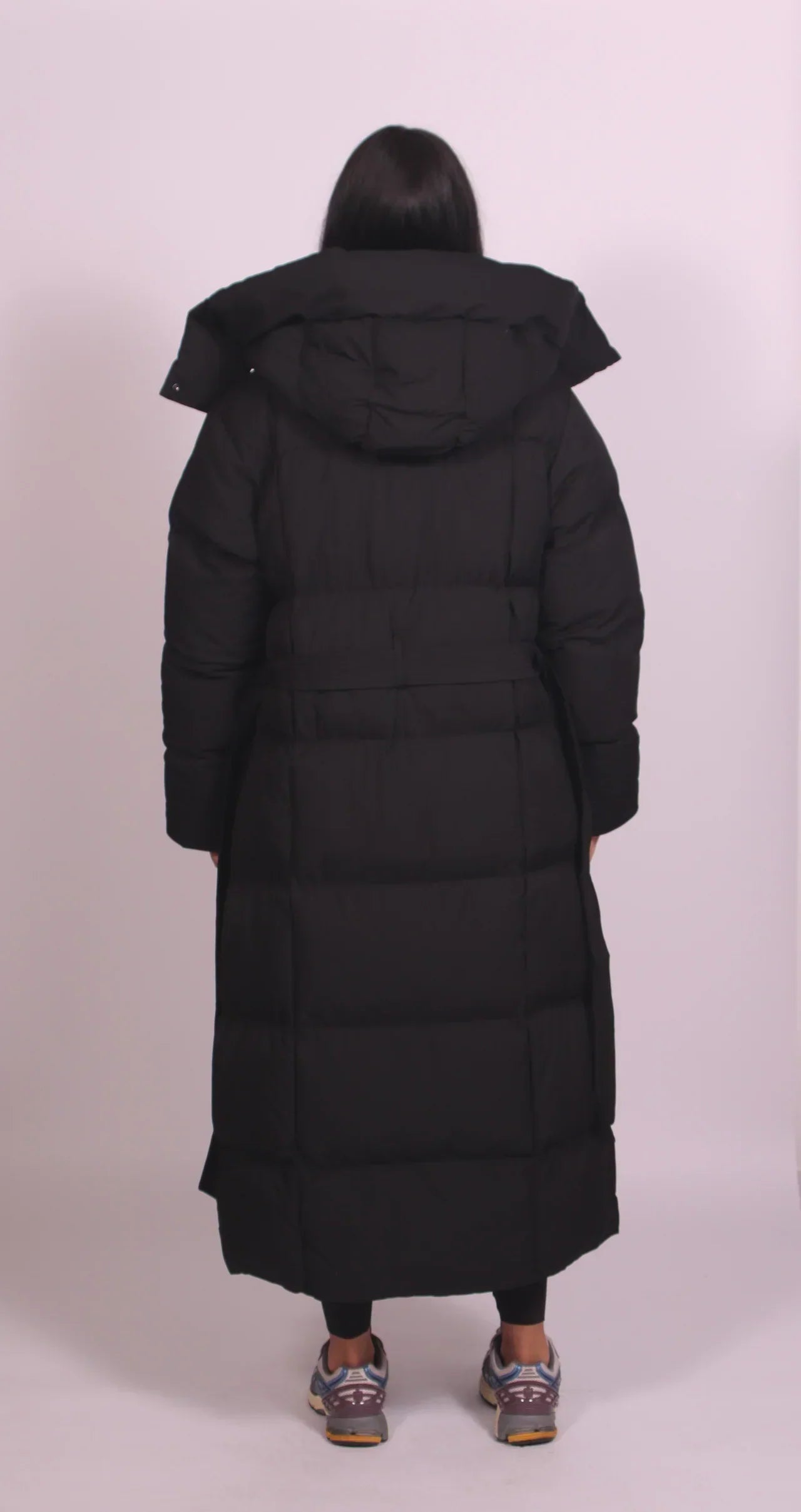 Desiree™ | Doudoune Maxi à Capuche Ceinturée