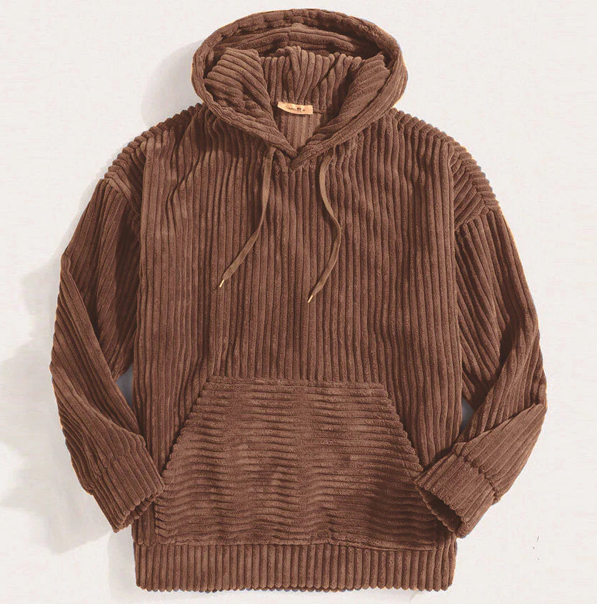 Slac™ | Hoodie Velours Côtelé