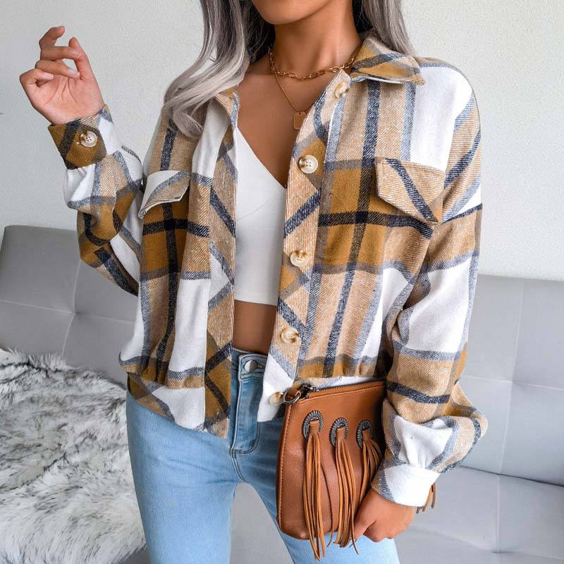 Lauren™ | Veste à Carreaux Élégante et Confortable
