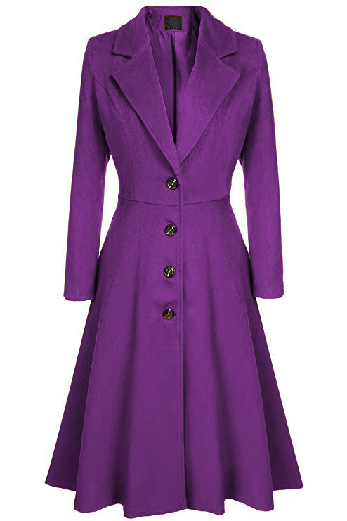 Adelina™ | Manteau midi évasé façon tailleur