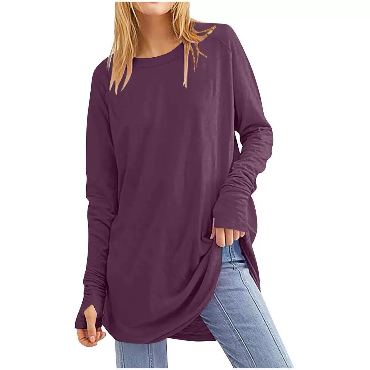 Filippa™ | T-shirt long à ourlet arrondi