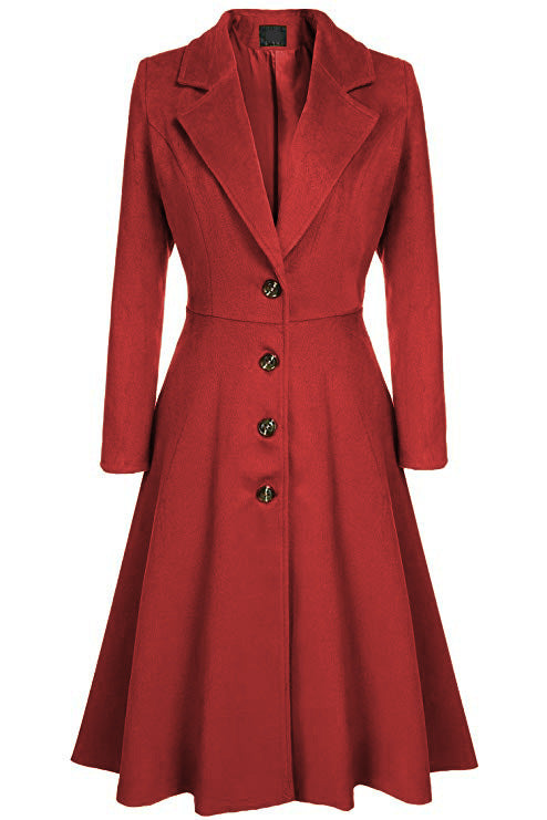 Adelina™ | Manteau midi évasé façon tailleur