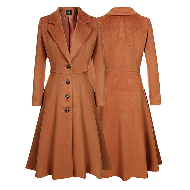 Adelina™ | Manteau midi évasé façon tailleur