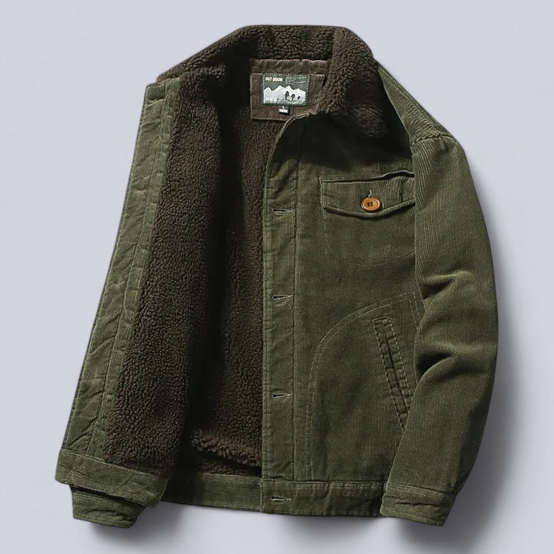Summit™ | Veste en Velours Côtelé Élégante