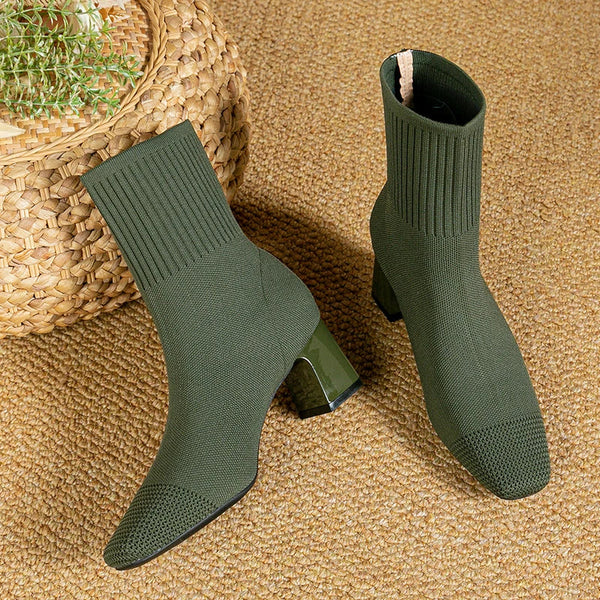 Josie™ | Bottines Tricotées Chic