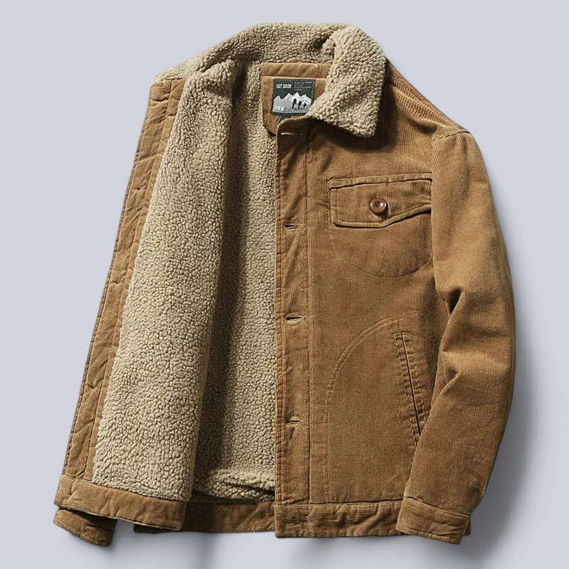 Summit™ | Veste en Velours Côtelé Élégante