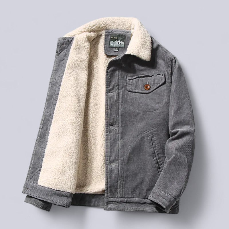 Summit™ | Veste en Velours Côtelé Élégante