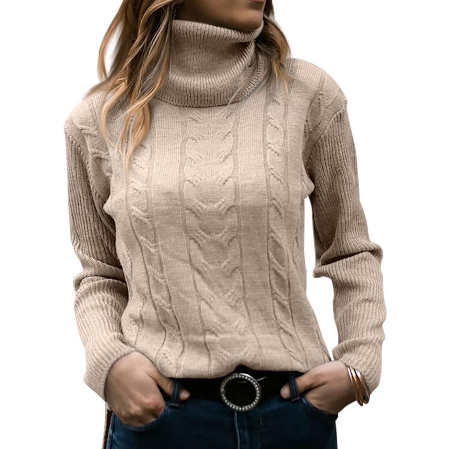 Alara™ | Pull Col Roulé Élégant et Confortable