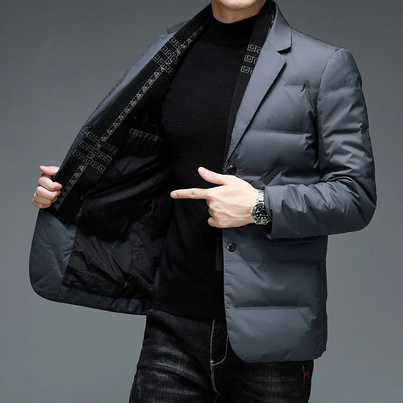 Simon™ | Le Blazer Chauffant Premium