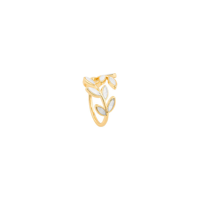 Léa™ | Bague Ajustable Élégante en Or