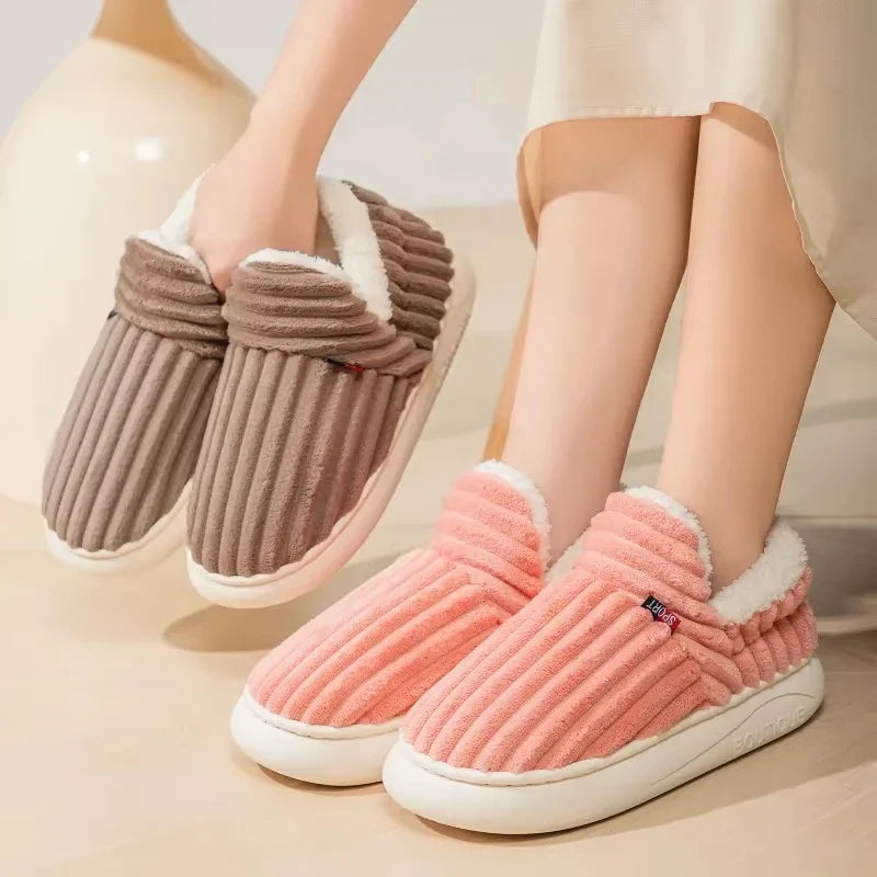 Etta™ | Chaussons montants en velours côtelé