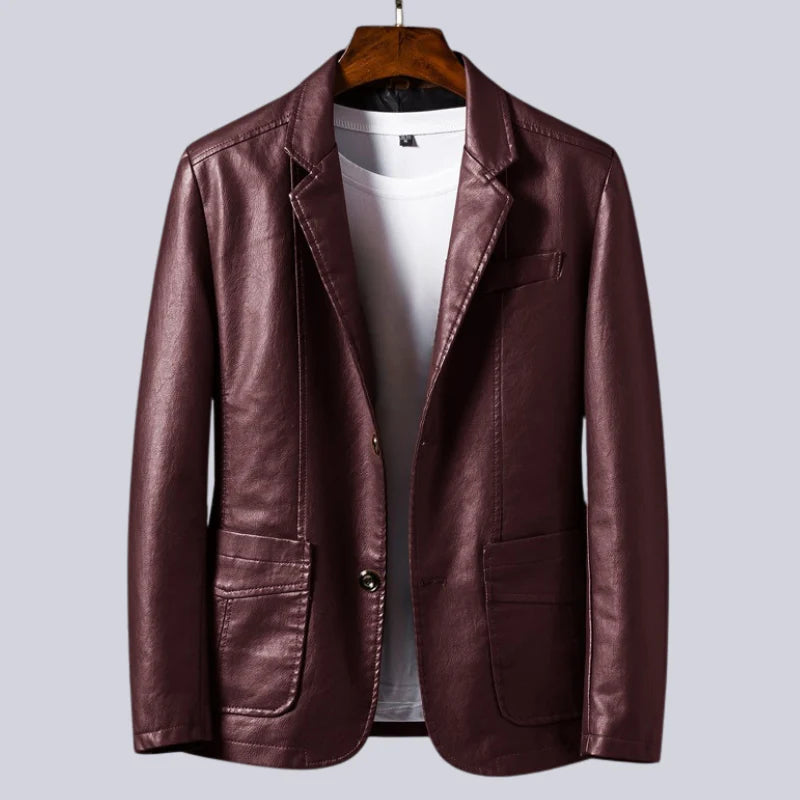 Jordy™ | Veste en Cuir Élégante