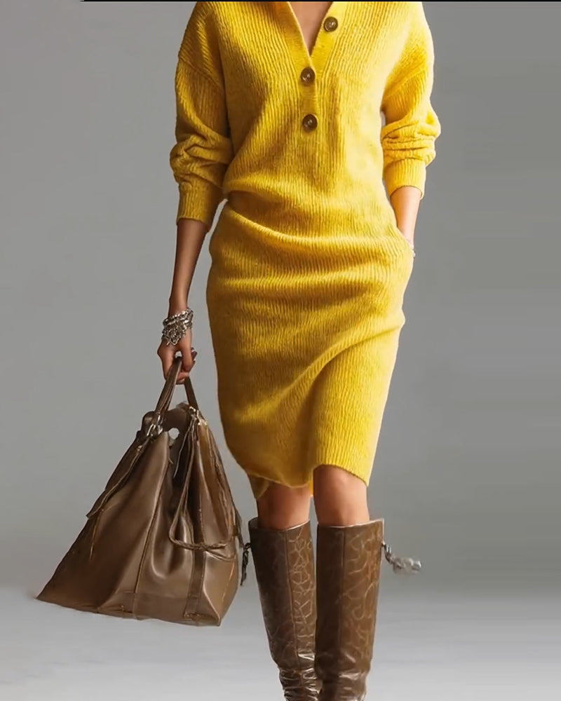 Rosetta™ | Robe Pull Décontractée Élégante