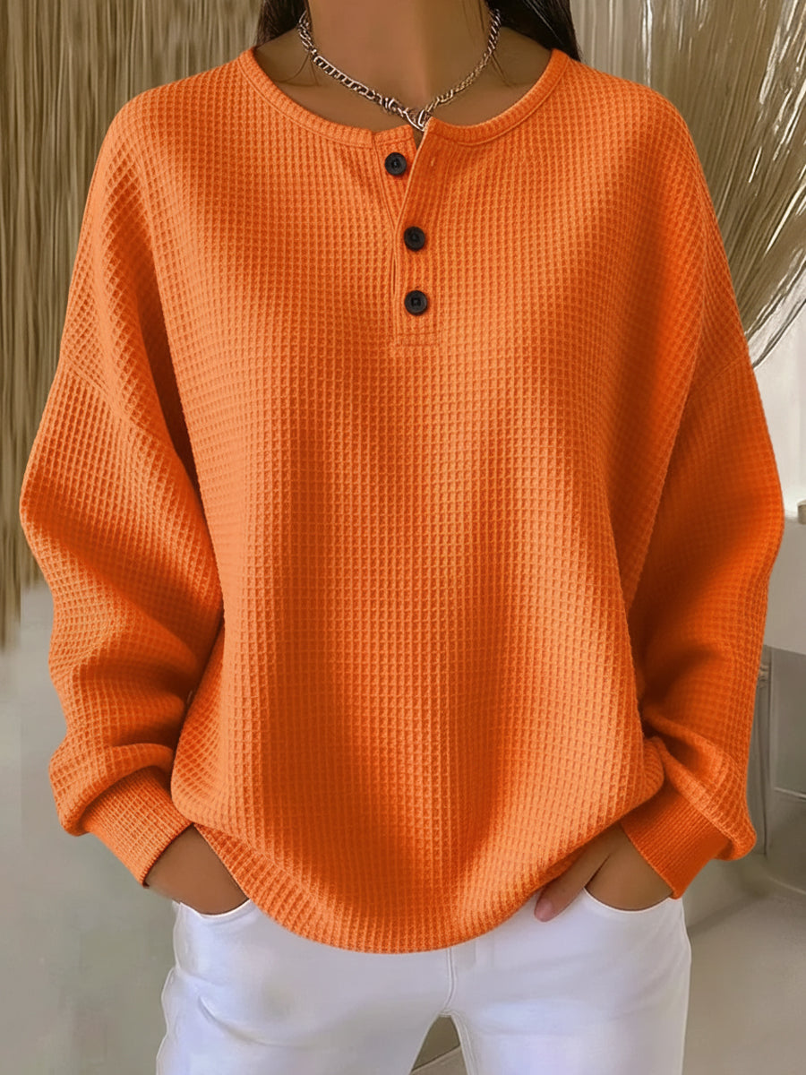 Raquel™ | Henley Tops Confort Énergique et Polyvalent