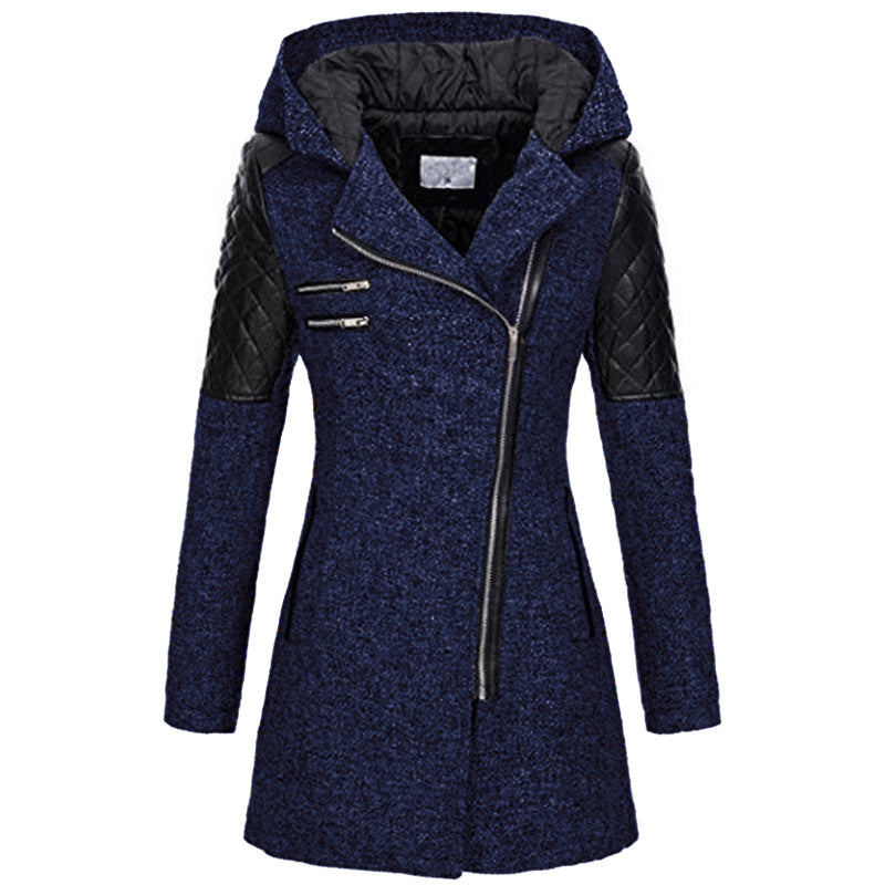 Rosemary™ | Manteau à Fermeture Éclair Asymétrique