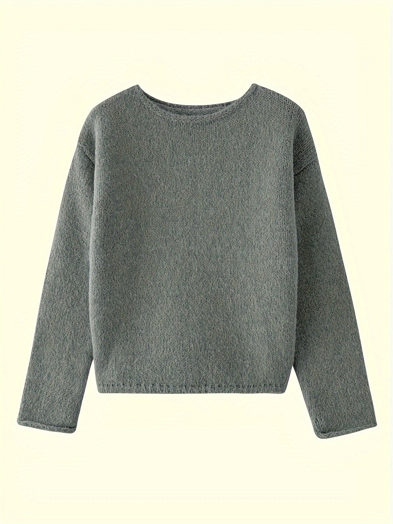 Mia™ | Pull duveteux oversize col bateau