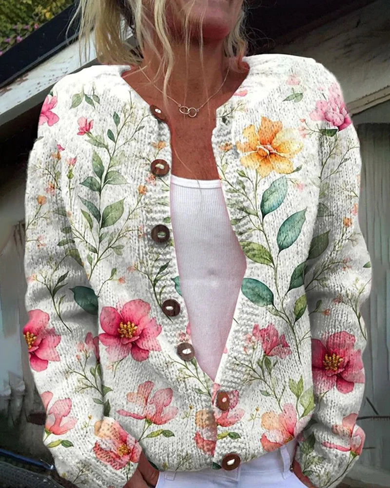 Mina™ | Cardigan Floral